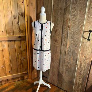 W by Worth sleeveless polka dot dress size 4